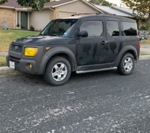 Honda Element custom build by Avery Colburn